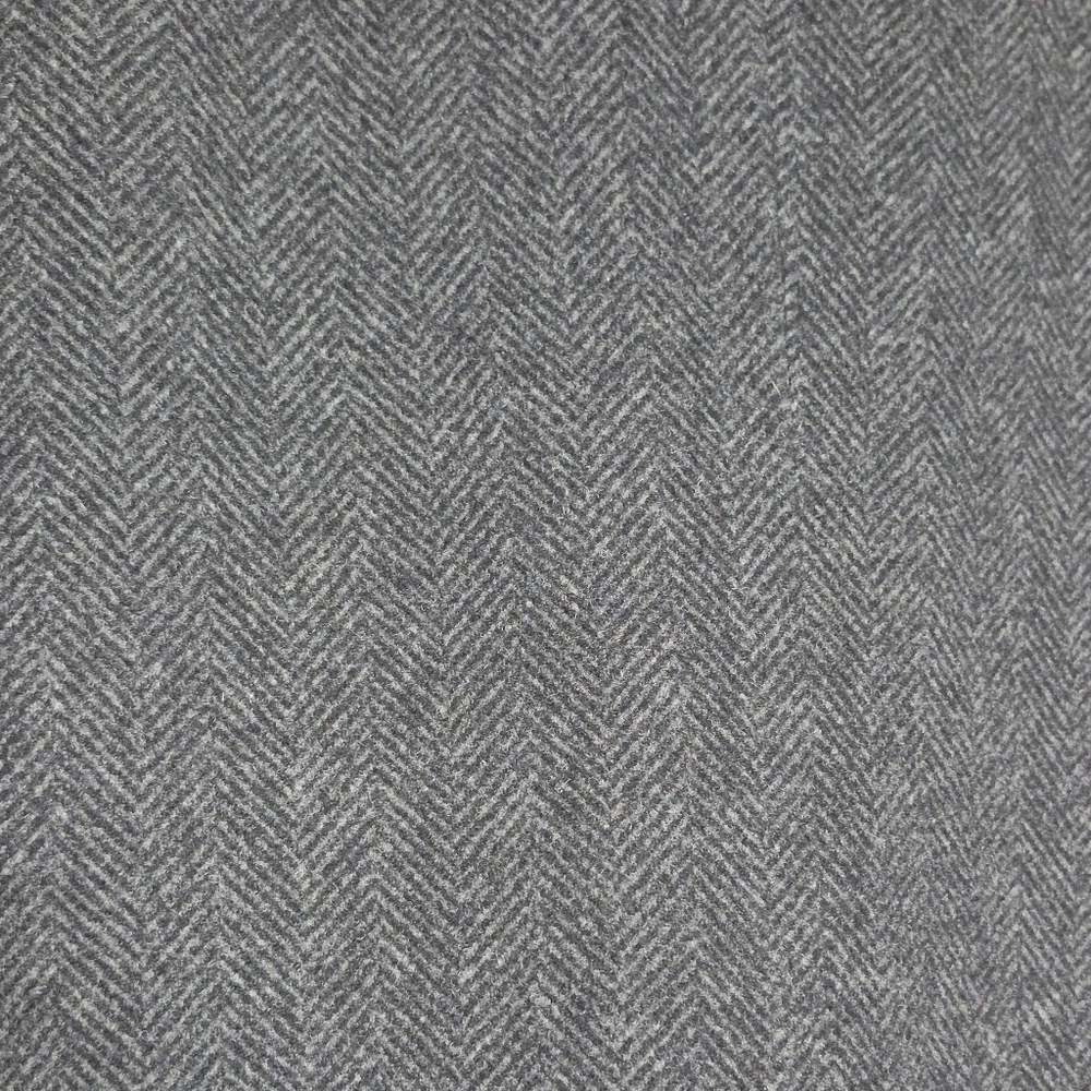 Lauren Ralph Lauren Wool Cashmere Herringbone Blazer Size 8 Longline Tailored - Picture 11 of 13